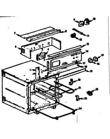 Control panel and element section