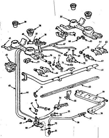 Burner section