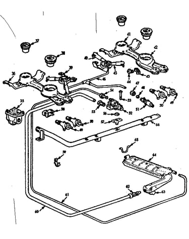 Burner section