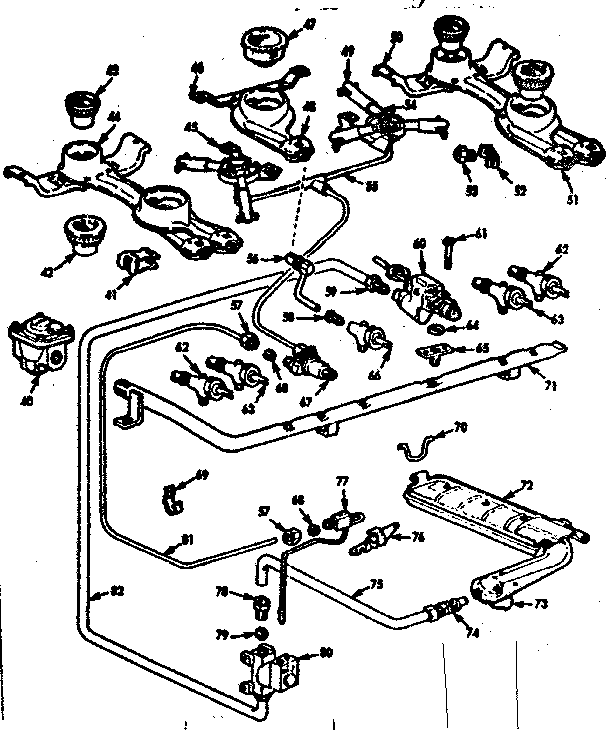 Burner section