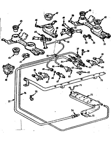 Burner section