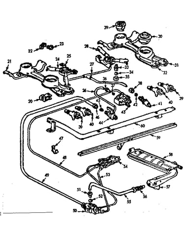 Burner section