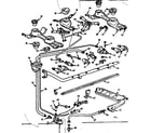 Kenmore 103726635 burner section diagram