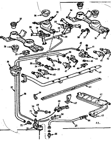Burner section