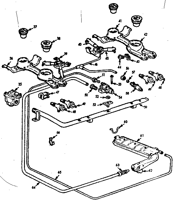 Burner section