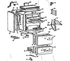 Kenmore 1037324004 body section diagram