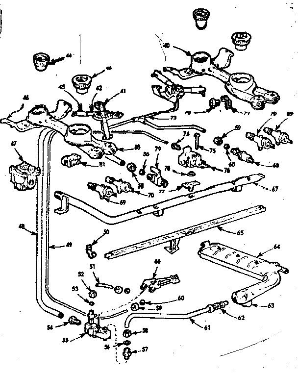 Burner section