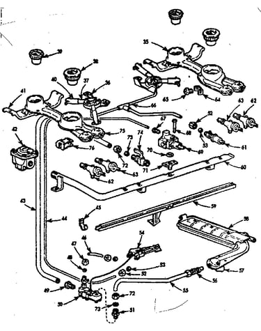 Burner section