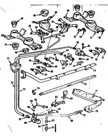 Burner section