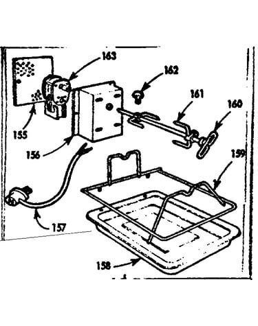 Opt. oven rotisserie