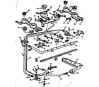 Kenmore 1037364000 burner section diagram