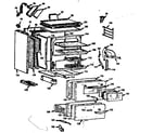 Kenmore 1037364400 body section diagram