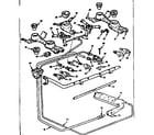 Kenmore 103755631 burner section diagram