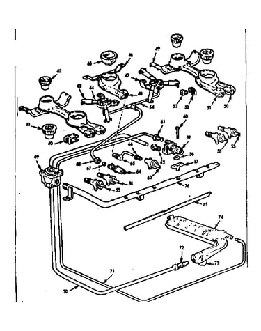 Burner section