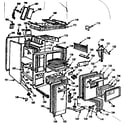 Kenmore 1037606344 body section diagram