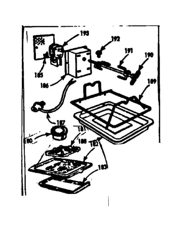 Fifth burner and oven rotisserie