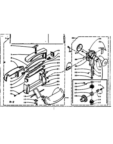Wringer gear case