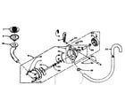 Kenmore 1106302300 pump and pump parts diagram