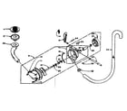 Kenmore 1106302301 pump and pump parts diagram