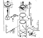 Kenmore 1106302500 machine sub-assembly diagram