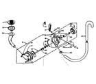 Kenmore 1106302500 pump and pump parts diagram