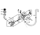 Kenmore 1106302501 pump and pump parts diagram