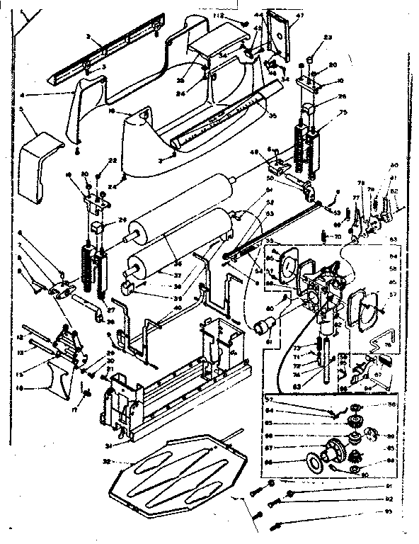 WRINGER GEAR CASE ASSEMBLY