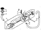 Kenmore 1106302510 pump and pump parts diagram