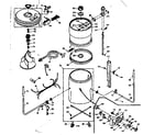Kenmore 1106302800 wringer washer machine sub assembly diagram