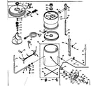 Kenmore 1106302801 machine sub-assembly diagram