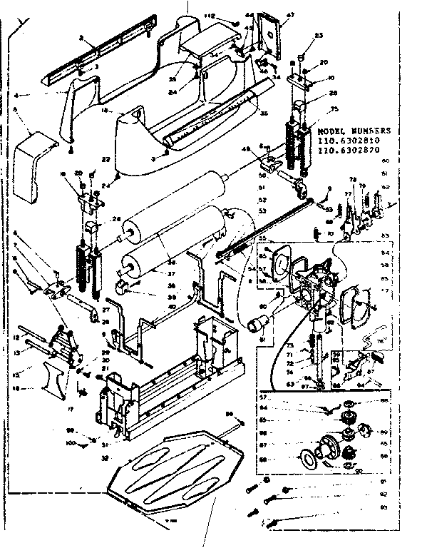 WRINGER AND WRINGER GEAR CASE ASSEMBLY