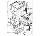 Kenmore 1106302810 wringer and wringer gear case assembly diagram