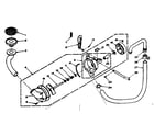 Kenmore 1106302810 pump and pump parts diagram