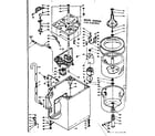 Kenmore 1106303001 machine sub-assembly diagram