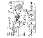 Kenmore 1106303003 machine sub-assembly diagram