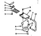 Kenmore 1106304400 filter assembly diagram