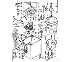 Kenmore 1106305401 machine sub-assembly diagram
