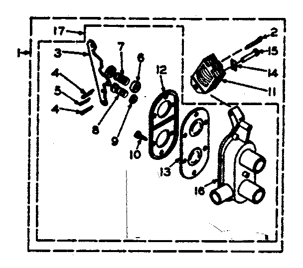 Two way valve assembly