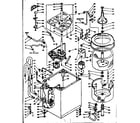 Kenmore 1106305453 machine sub-assembly diagram