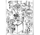 Kenmore 1106305553 machine sub-assembly diagram