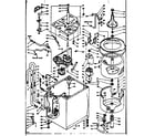 Kenmore 1106305602 machine sub-assembly diagram