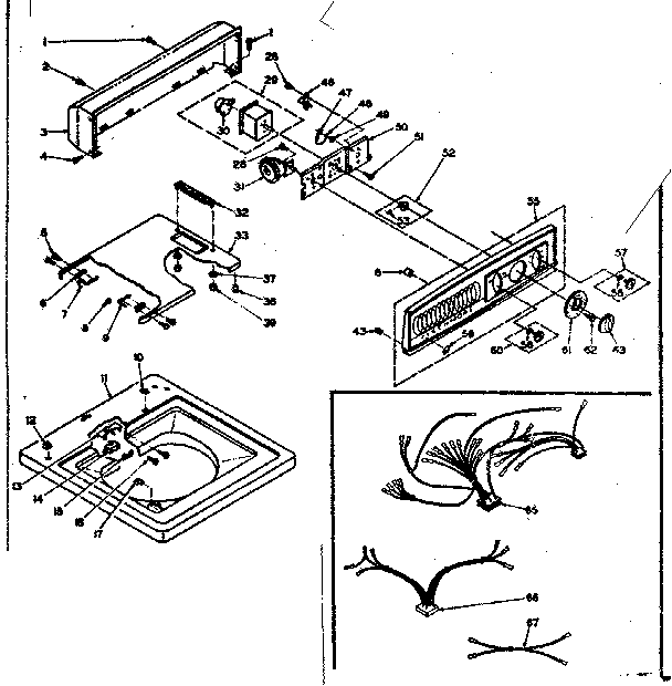 Top and console assembly