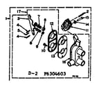 Kenmore 1106305653 two way valve assembly diagram