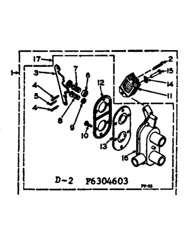 Two way valve assembly