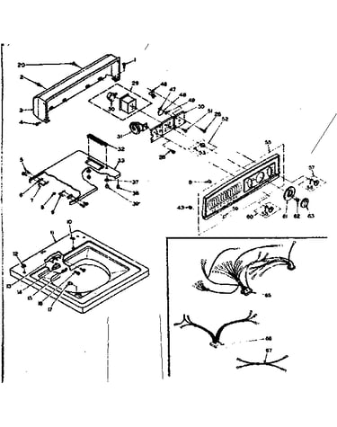 Top and console assembly