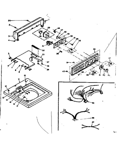 Top and console assembly