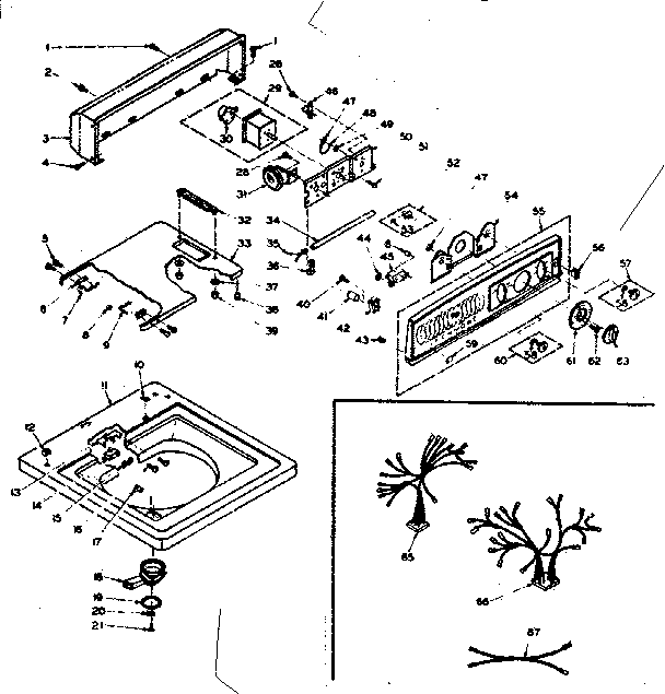 TOP AND CONSOLE ASSEMBLY