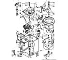 Kenmore 1106304752 machine sub-assembly diagram