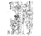 Kenmore 1106304703 machine sub-assembly diagram