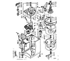 Kenmore 1106305710 machine sub-assembly diagram